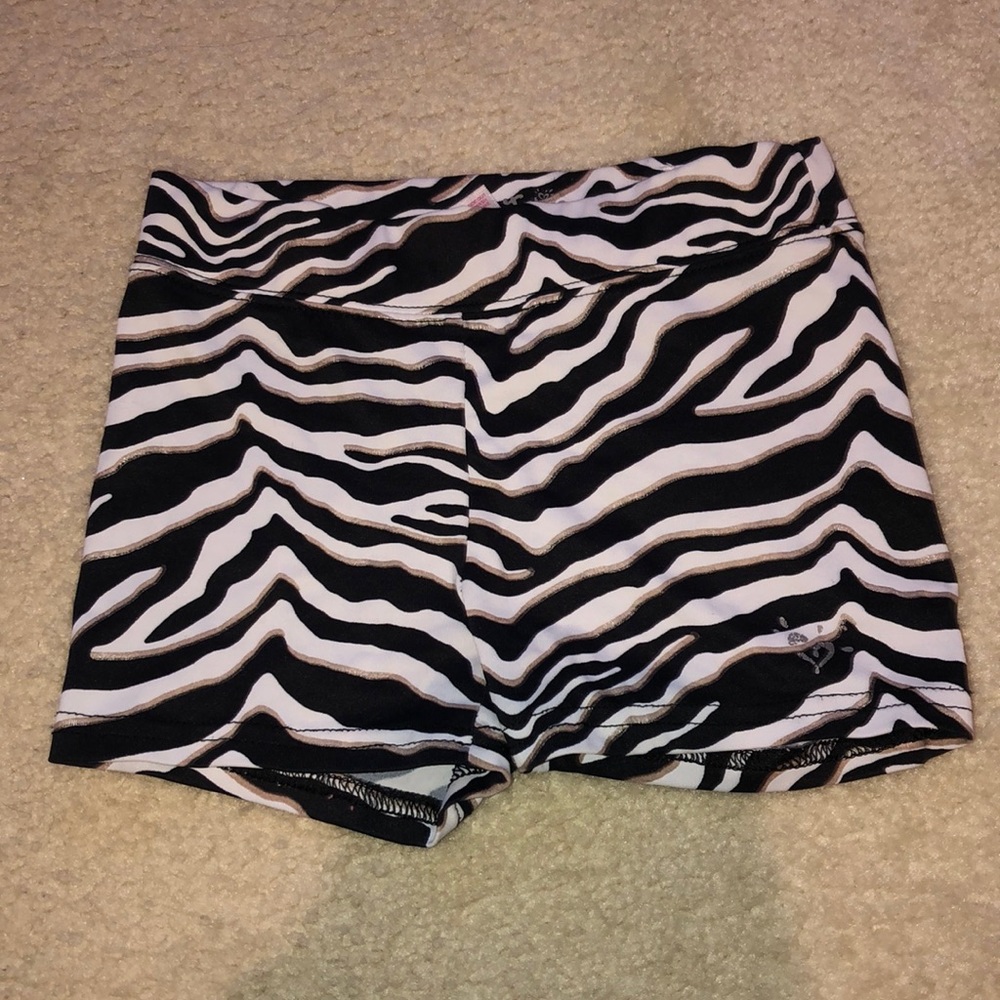 Zebra Spandex Shorts